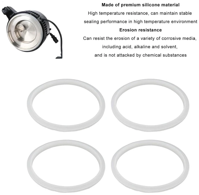 Alt view image 2 of 7 - O Ring for Water Distiller, 4 Pcs O Rings Water Distiller Replacement Gaskets Silicone Rings for Water Distiller Sealing, High Temperature Resistant (4L), mnhiq2zrb9-11