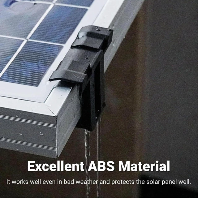 Alt view image 3 of 7 - 20PCS Solar Panel Drain Clip 30mm, Excellent ABS Material