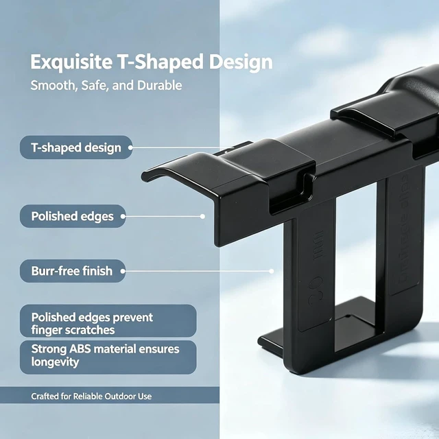Alt view image 4 of 7 - 20PCS Solar Panel Drain Clip 30mm, Excellent ABS Material