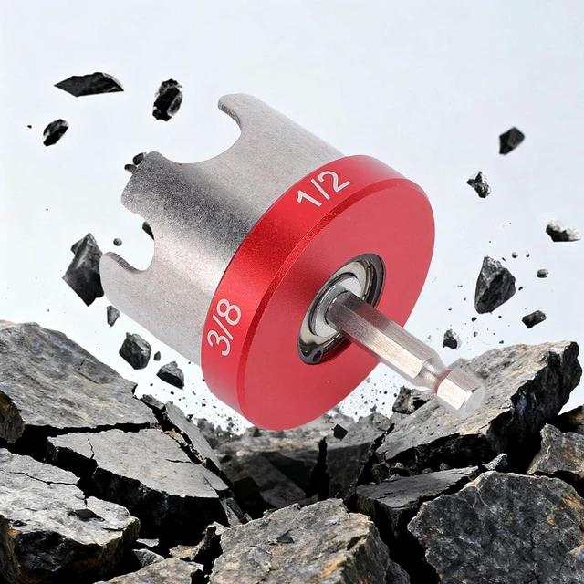 Alt view image 4 of 7 - Threaded Rod Nut Runner, Nut Spinning Drill Attachment for 1/4in, 3/8in and 1/2in Threaded Rods, 1/4 Inch Hex Shank Nut Driver for Fast Nut and Bolt Removal (Nut Removal Socket)