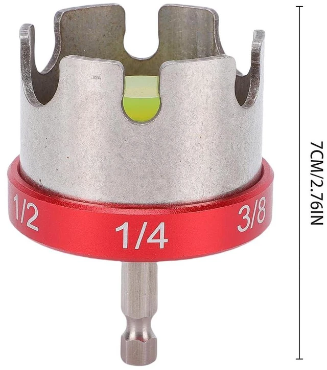 Alt view image 7 of 7 - Threaded Rod Nut Runner, Nut Spinning Drill Attachment for 1/4in, 3/8in and 1/2in Threaded Rods, 1/4 Inch Hex Shank Nut Driver for Fast Nut and Bolt Removal (Nut Removal Socket)