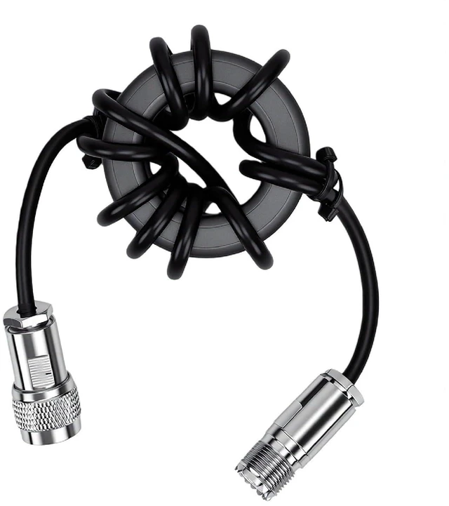 Alt view image 6 of 7 - Shortwave Choke Magnetic, 1:1 Current Balun, Common Mode Choke Coil .8-50MHz for Ham Radio HF