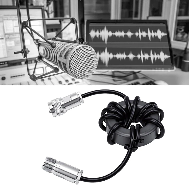 Alt view image 5 of 7 - Shortwave Choke Magnetic, 1:1 Current Balun, Common Mode Choke Coil .8-50MHz for Ham Radio HF