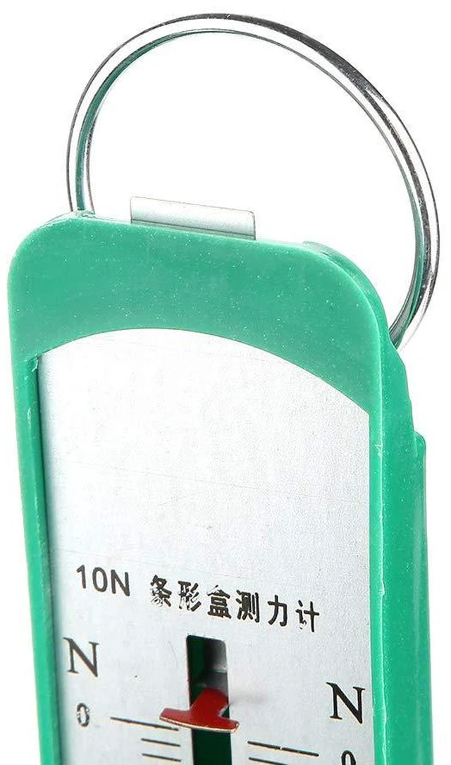 Alt view image 2 of 7 - Newton Force Meter Spring Scale, Pull-Type Hanging Spring Dynamometer Mechanical Instrument 10N, Measure The Mass of Objects Within 1kg