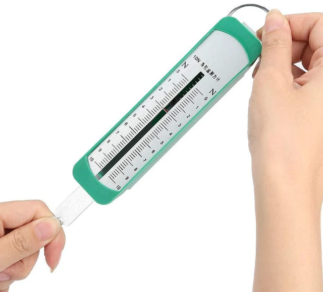 Alt view image 4 of 7 - Newton Force Meter Spring Scale, Pull-Type Hanging Spring Dynamometer Mechanical Instrument 10N, Measure The Mass of Objects Within 1kg