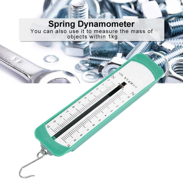 Alt view image 7 of 7 - Newton Force Meter Spring Scale, Pull-Type Hanging Spring Dynamometer Mechanical Instrument 10N, Measure The Mass of Objects Within 1kg