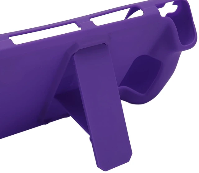 Alt view image 6 of 7 - Kickstand Case for Steam Deck, for Steam Deck Case, Non Slip Fingerprint Proof Protective Carrying Case for Steam Deck, Hands Full (Deep Purpl)