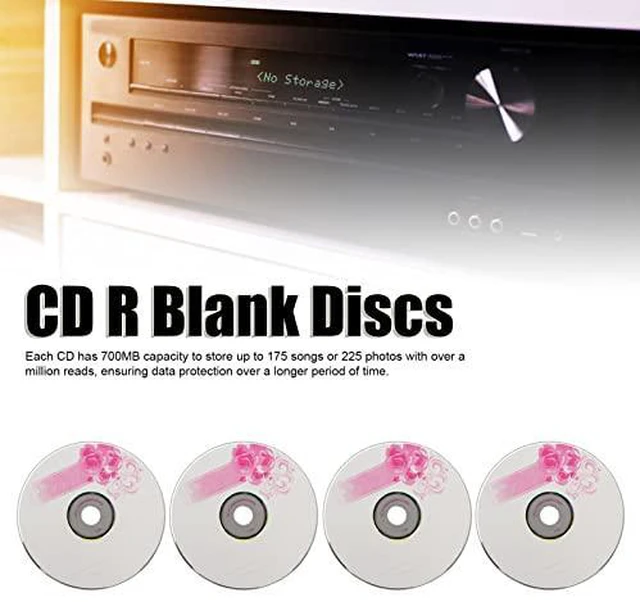 Alt view image 2 of 7 - CD R Blank Discs, 52X 730MB Recordable Discs for Data and Music, with Protective Case, Recordable Media Blank CDs for Video Camera (10PCS), k3tnzo02g8-11