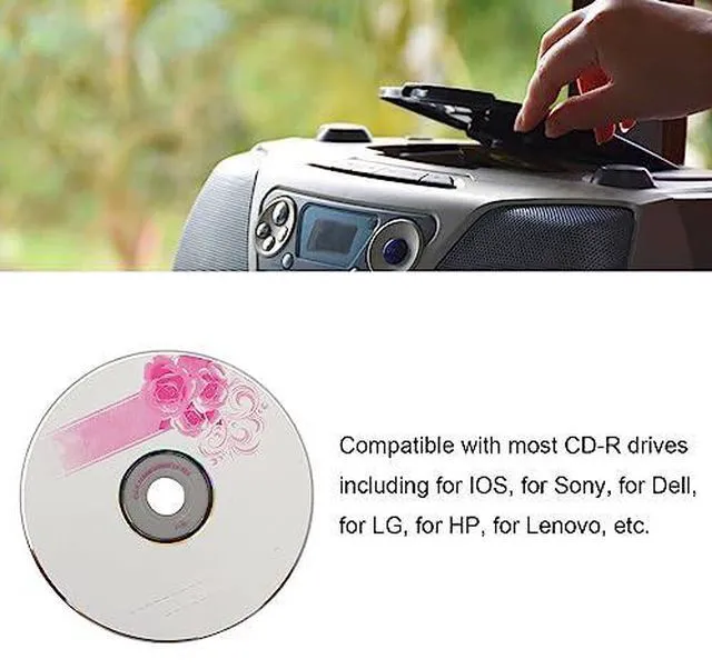 Alt view image 4 of 7 - CD R Blank Discs, 52X 730MB Recordable Discs for Data and Music, with Protective Case, Recordable Media Blank CDs for Video Camera (10PCS), k3tnzo02g8-11