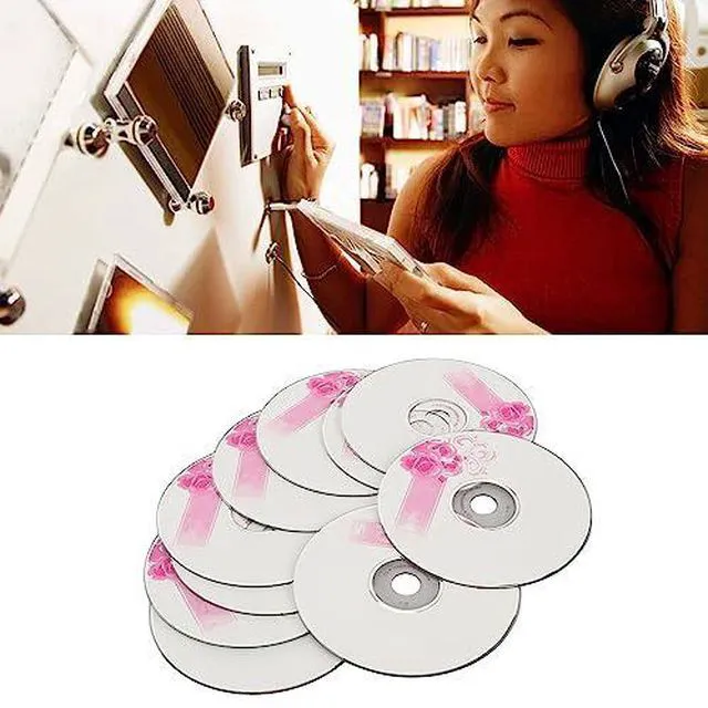 Alt view image 6 of 7 - CD R Blank Discs, 52X 730MB Recordable Discs for Data and Music, with Protective Case, Recordable Media Blank CDs for Video Camera (10PCS), k3tnzo02g8-11