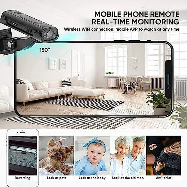 Alt view image 5 of 7 - Reverse Hitch Camera, 1080P Backup Camera, Night Vision Rear View Camera, Motion Detection, Magnetic Adhesive Mount for Cars, RVs, Trucks
