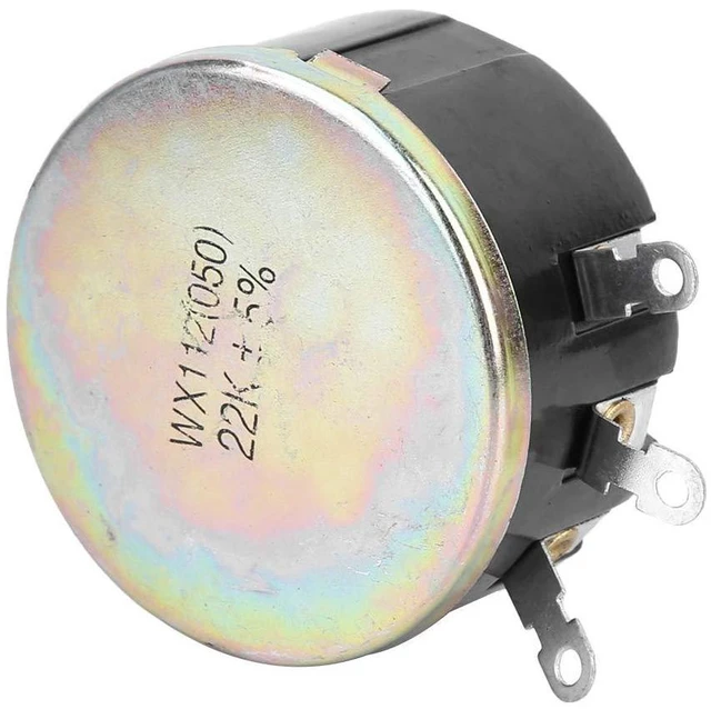 Alt view image 3 of 7 - 22K 5W Potentiometer,Single Turn Wirewound Potentiometer,X Straight Line Change Mode,for Voltage Divider,Rheostat and Current Controlleroltage Divider,Rheostat and