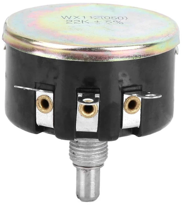 Alt view image 5 of 7 - 22K 5W Potentiometer,Single Turn Wirewound Potentiometer,X Straight Line Change Mode,for Voltage Divider,Rheostat and Current Controlleroltage Divider,Rheostat and