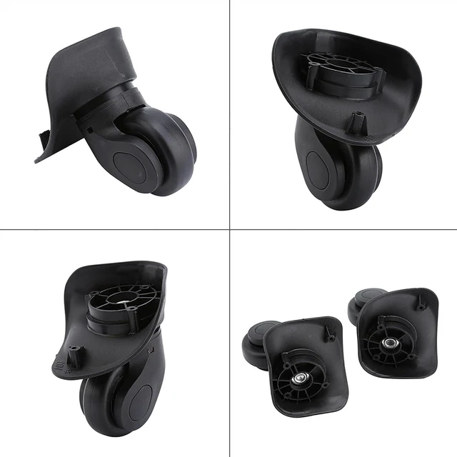 Alt view image 5 of 7 - 2PCS Replacement Wheel,Universal PVC Luggage Suitcase Wheels,Dual Roller Bearing Wheels, for Travel Bags, Luggage, Trolley Case