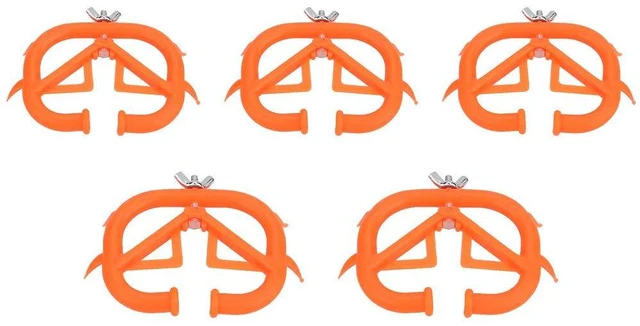 Main image of 5Pcs Calf Nose Rings,Adjustable Wing Nut Calf Nose Ring,Farm Livestock Animal Weaner Ring, Non- And Have Good Elasticity And Tenacity,for Weaning