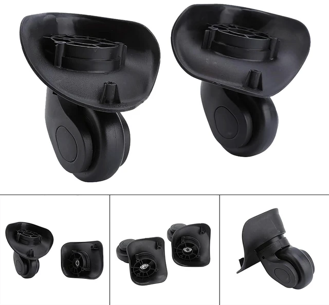 Alt view image 7 of 7 - 2PCS Replacement Wheel,Universal PVC Luggage Suitcase Wheels,Dual Roller Bearing Wheels, for Travel Bags, Luggage, Trolley Case