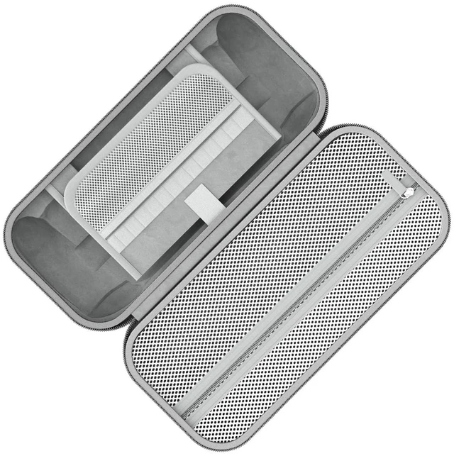 Alt view image 6 of 7 - Carrying Case, Fit for ROG Ally X Handheld Game Console, Water Proof Scratch Proof Large Capacity with EVA Hard Shell, for Travel Storage Accessories (Gray)