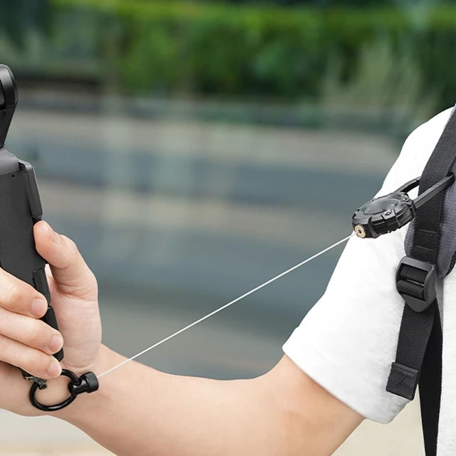 Alt view image 4 of 7 - Retractable Keychain for 3, with 60cm Stretch Range Anti Loss Backpack Mount, Chest Wear for Hands Free