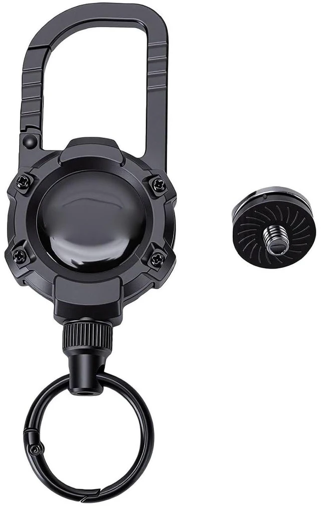 Alt view image 7 of 7 - Retractable Keychain for 3, with 60cm Stretch Range Anti Loss Backpack Mount, Chest Wear for Hands Free