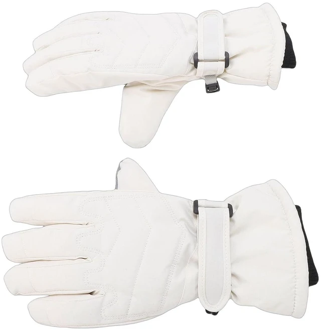 Alt view image 2 of 7 - Winter Ski Gloves, Windproof Touchscreen Snow Gloves, Warm Cold Weather for Men Women, Skiing Snowboarding