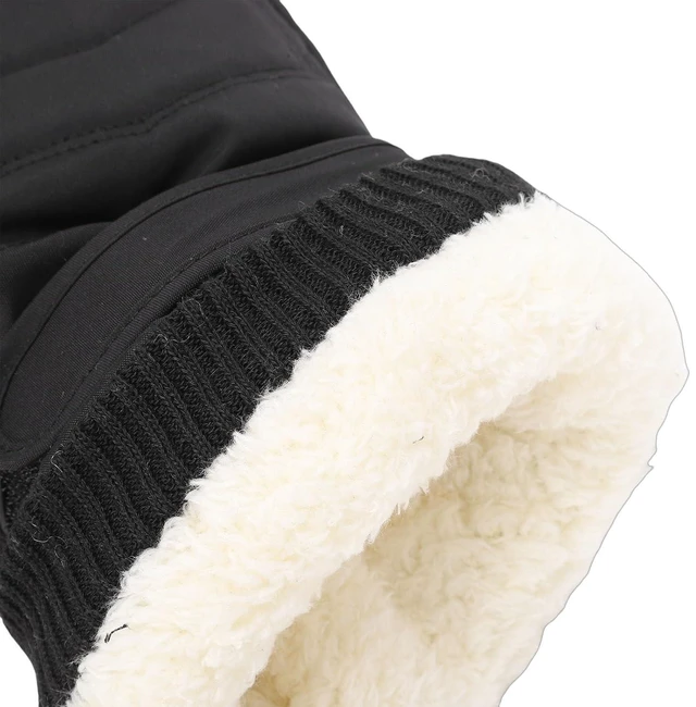 Alt view image 7 of 7 - Winter Ski Gloves, Windproof Touchscreen Snow Gloves, Warm Cold Weather for Men Women, Skiing Snowboarding
