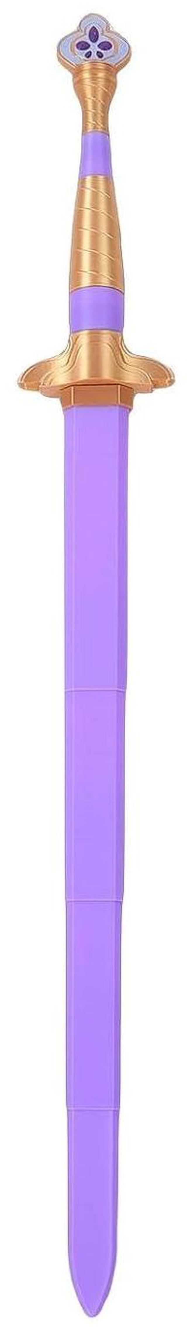Alt view image 2 of 7 - 3D Printed Cosplay Sword, PLA Retractable Purple Role Playing Sword, Cosplay Costume Prop for Festival