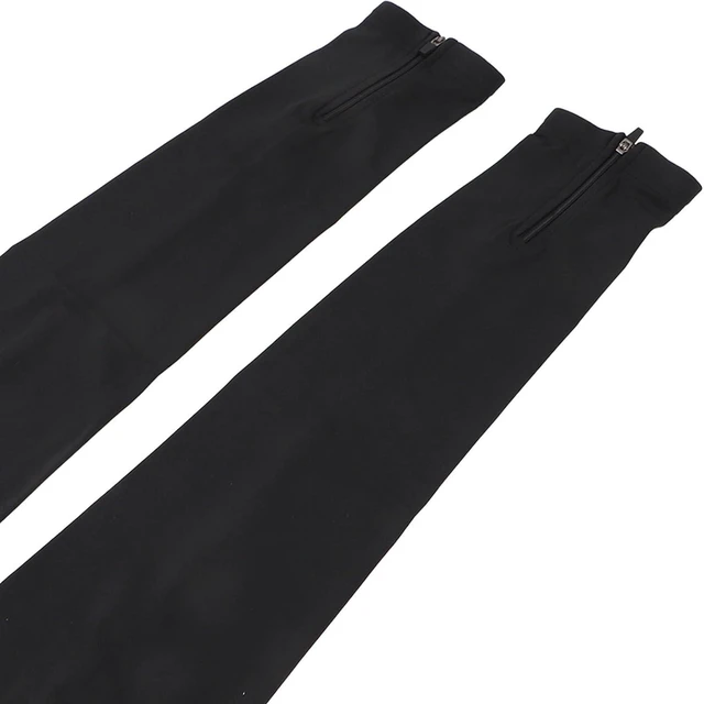 Alt view image 6 of 7 - Sun Protection Leg Sleeves, Cycling Leg Sleeves, Breathable Quick Dry for Summer Outdoor Sports Running Hiking