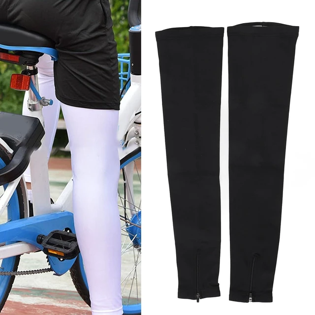 Alt view image 2 of 7 - Sun Protection Leg Sleeves, Cycling Leg Sleeves, Breathable Quick Dry for Summer Outdoor Sports Running Hiking
