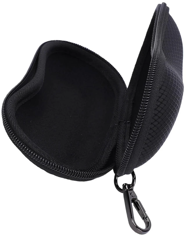 Alt view image 4 of 7 - Hard Shell Glasses Case with Hook, Shockproof Zipper