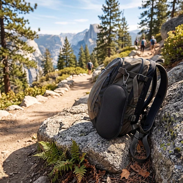 Alt view image 7 of 7 - Hard Shell Glasses Case with Hook, Shockproof Zipper
