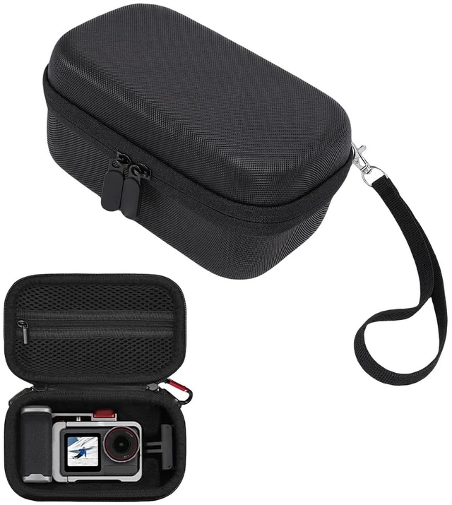 Main image of Carrying Case, Tailored Fit for ACTION 3 4 5 PRO Camera, Shockproof Protective Storage Bag with Plush Lining and Dual Zippers, for Travel Accessories