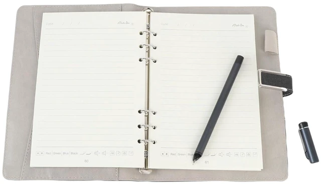Alt view image 5 of 7 - 3in1 Digital Smart Pen Notebook and Writing Board Set, Real Time Digital Synchronization Compatible for iOS and for Android Smartphone, Smart Writing Set Convert to Text (Black)