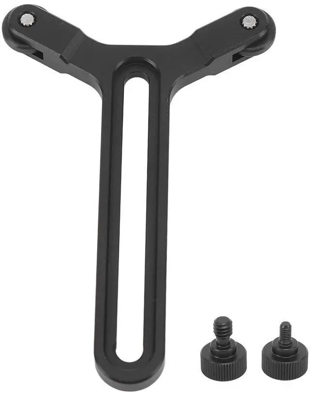 Alt view image 7 of 7 - Y Bracket With Double Wheels for S SC Lens Support System, Long Lens Support, Y Shaped With 1/4in Screw, Adjustable