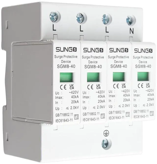 Main image of 4P 40KA House Protector,220V Protective Device,Din Rail LowVoltage Arrester,Fire Proof,High Conductivity,Quick Response,for Protect Electric System,On-Loading Electrical
