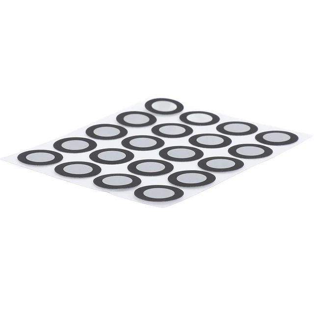 Alt view image 7 of 7 - 200 Pcs 3D Scanning Marker 12mm ID 19mm OD, High Reflectivity, Tear Water Proof, 3D Positioning Target with Reflective Technology for Motion Capture, Gait Analysis