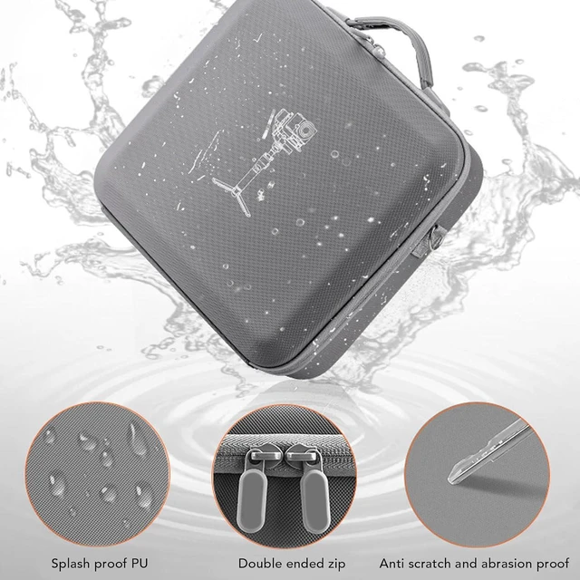 Alt view image 5 of 7 - Carrying Case for RS4 Mini, Shockproof Water Camera Stabilizer Storage Bag with Shoulder Strap, Fit for RS4 Mini Stabilizer and Accessories
