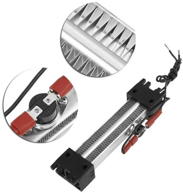 Alt view image 4 of 7 - Thermostat Heating Element 250W 110V,Insulated Ceramic Aluminum Tube Air Heater,Electric Quickly Safety Constant Temperature Heating for Air Conditioner,Heater,Air Curtain Machine, Humidifier, Etc