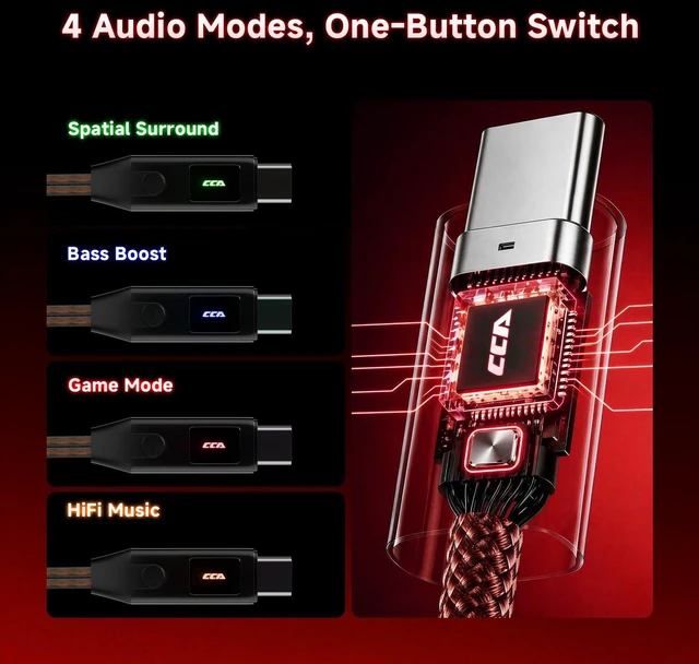 Alt view image 5 of 7 - Falcon 2 DD in Ear Monitor, 7.1 Spatial Audio Gaming Earbuds, HiFi Noise Isolating in Ear Headphones, Crystal Clear & Deep Bass IEMs for Gamers Singers Musicians Audio Engineers