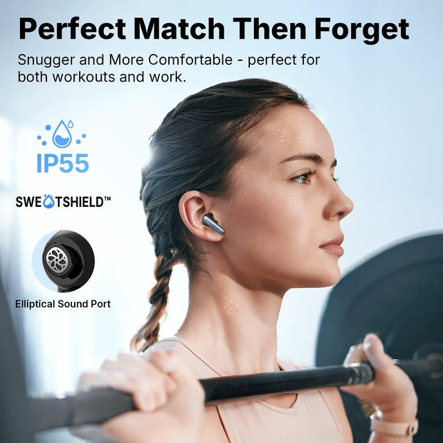 Alt view image 7 of 7 - Air Pro 4i Noise Cancelling Wireless Earbuds, Hi-Res, LDAC, 6 Mics