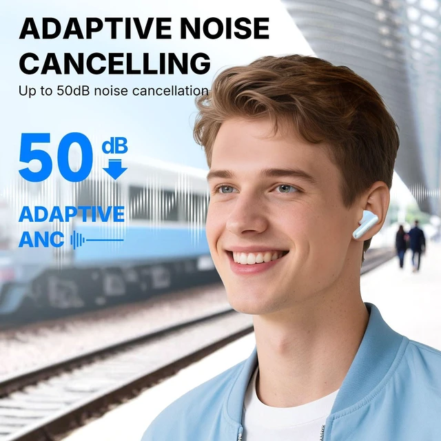 Alt view image 2 of 7 - Air Pro 4i Noise Cancelling Wireless Earbuds, Hi-Res, LDAC, 6 Mics