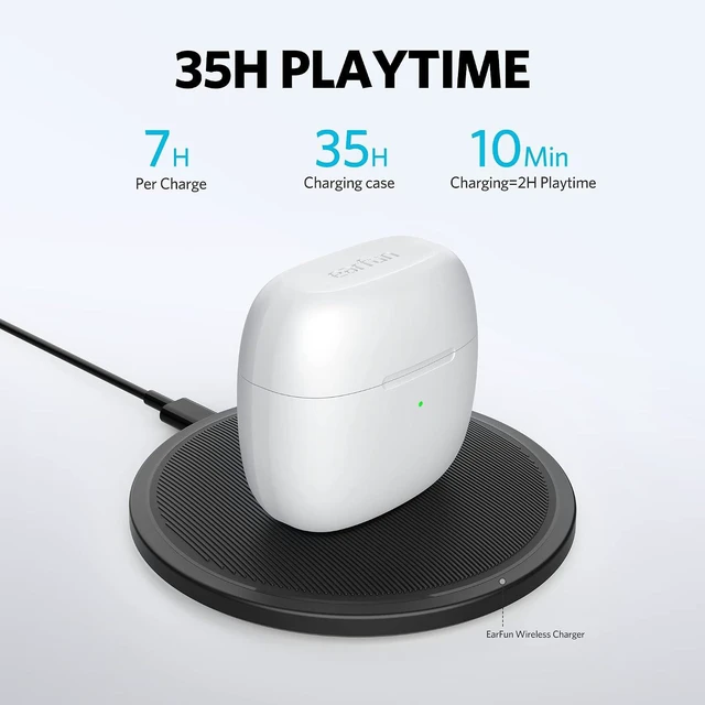 Alt view image 4 of 6 - Air True Wireless Earbuds, Bluetooth Earbuds with 4 Mics Clear Call