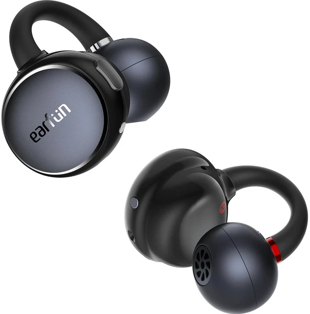 Main image of Clip Open Ear Earbuds, Wireless Clip On Headphones for Sports, Black