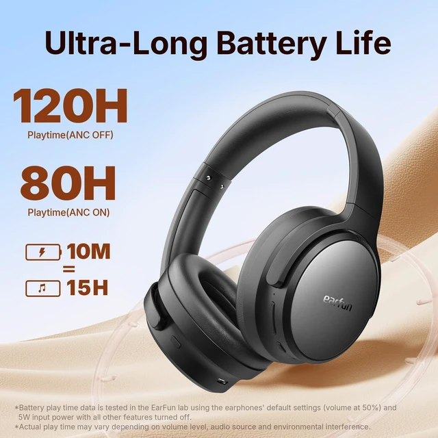 Alt view image 6 of 7 - Tune Pro Active Noise Canceling Headphones, Wireless Headphones