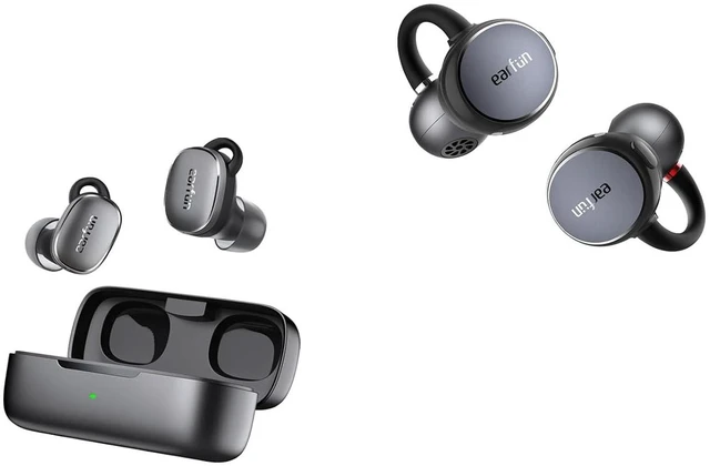 Main image of Free Pro 3 Noise Cancelling Wireless Earbuds, Hi-Res Sound, Snapdragon Sound with Qualcomm aptX Adaptive Clip Open Ear Earbuds, Secure Fit, Bluetooth 6.0