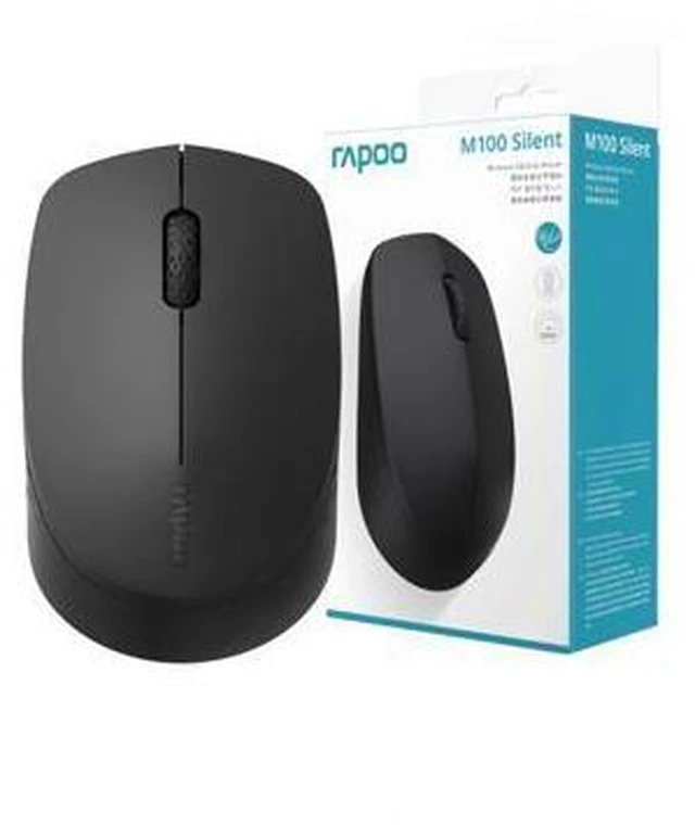 Main image of T100 Ergonomic Design, Wireless 3 Modes(Bluetooth4.0and 3.0, 2.4GHz Wireless) Connection 1300DPI Silent Mouse For Office And Game - Black