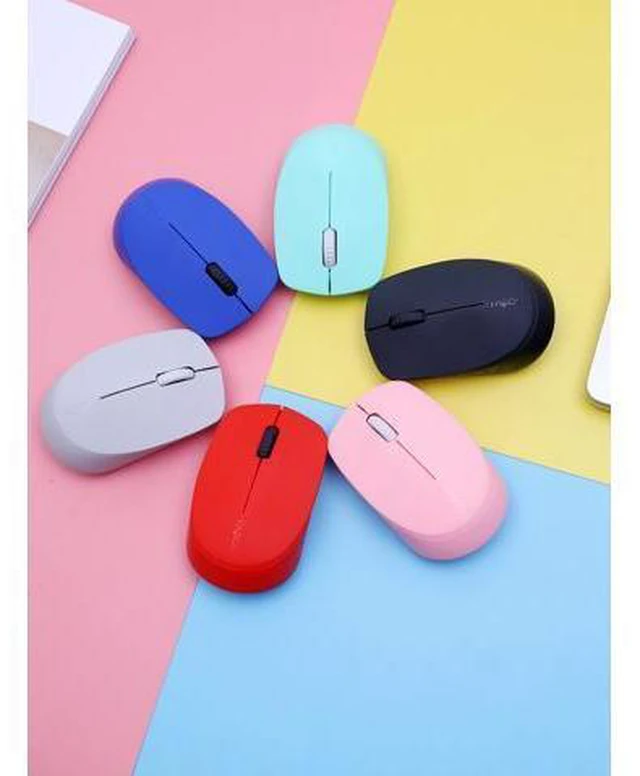 Alt view image 2 of 7 - T100 Ergonomic Design, Wireless 3 Modes(Bluetooth4.0and 3.0, 2.4GHz Wireless) Connection 1300DPI Silent Mouse For Office And Game - Black
