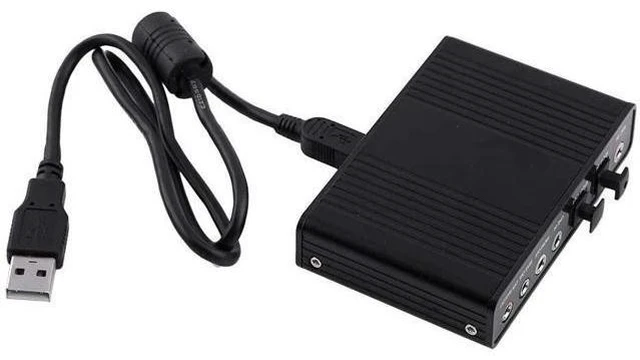 Alt view image 5 of 7 - USB 5.1 Audio Sound Card Optical Digital 6 Channel for PC/Laptop