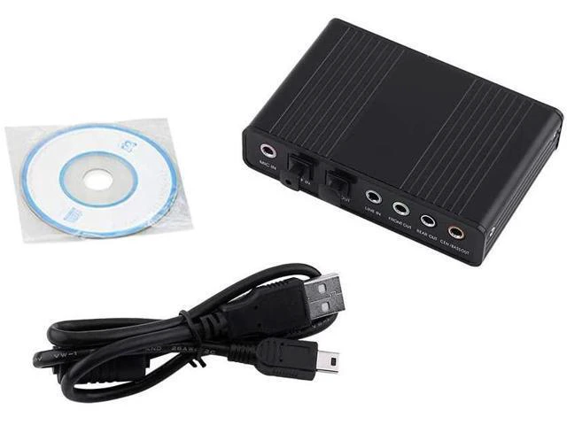 Alt view image 3 of 7 - USB 5.1 Audio Sound Card Optical Digital 6 Channel for PC/Laptop