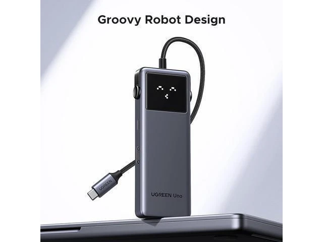 Alt view image 3 of 6 - UGREEN Uno 6 in 1 USB-C Hub with 10Gbps USB-C & USB-A Data Ports 4K@60Hz HDMI for MacBook Pro/Air, iPad Pro, Surface, XPS, Thinkpad and More.