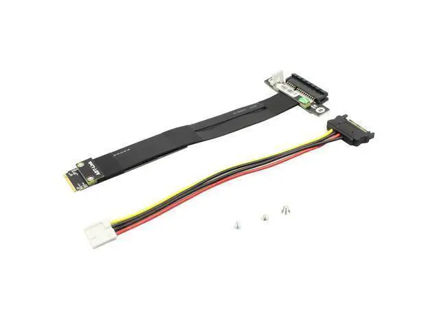 Alt view image 4 of 5 - JMT ADT-R42 Series PCI-E 4X to M.2 NGFF NVMe M Key 2280 Riser Card 32G/BPS PCIe 3.0 x4 High Speed M2 Key-M PCI-Express Extension Cable (R42SF 15CM)